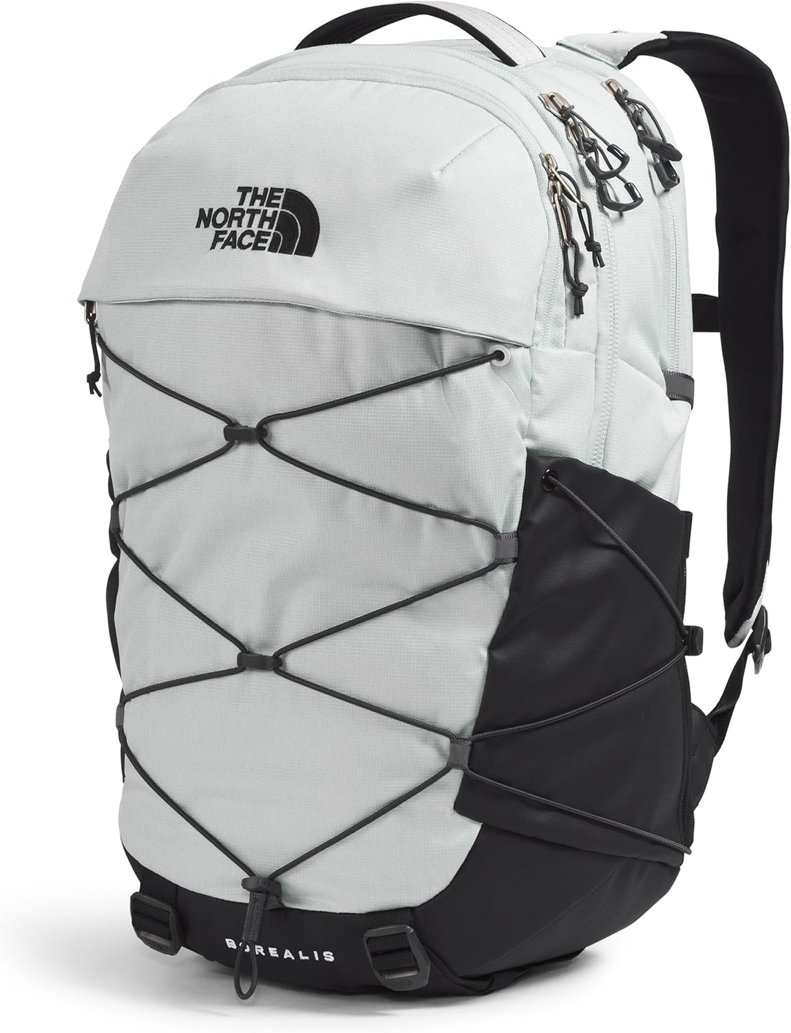 THE NORTH FACE Borealis Commuter Laptop Backpack | Water Repellent Finish, 16" Laptop Sleeve, Large Main Compartment for Everyday Carry, Tin Grey Dark Heather/Asphalt Grey/TNF Black-NPF, One Size