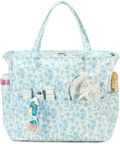 Waterproof Beach Tote Pool Bags for Women Ladies Extra Large Gym Tote Carry On Bag With Wet Compartment for Weekender Travel