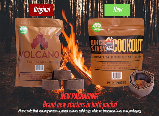 Start Fires Fast with Zero Effort! The Most Powerful Fire Starter You Will Ever Use. Plant-Based Fuels Only. Light Wet Logs Without Kindling. Patent-Pending. for Camping, Fire Pits, Survival