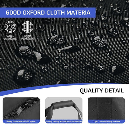 INFANZIA 50inch Sports Duffel Travel Bag, 138L Extra Large Duffel Luggage Bag with Upgrade Zipper, Water Resistant & Foldable Equipment Storage Bag for Camping Tent Tripod Fishing