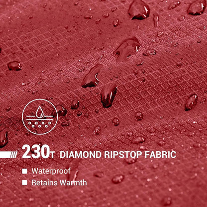 KingCamp Sleeping Bag for Adults, Cold Weather & Warm Extra Wide Big & Tall XL Portable Waterproof Flannel Sleeping Bags, Essentials Gear Accessories for Camping Backpacking Hiking Indoor & Outdoor