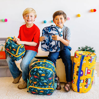 Wildkin 12-inch Kids Backpack – Padded, Adjustable, Ideal for Daycare & Travel - Sharks