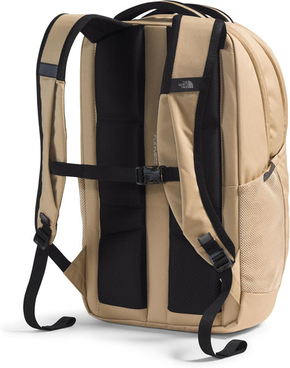 THE NORTH FACE Vault Everyday Laptop Backpack | Commuter Travel Bag with Water-Repellent Finish, Spacious Main Compartment, Khaki Stone/TNF Black, One Size