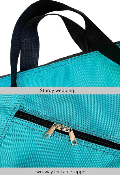 Extra Large Storage Duffle Bag with Zippers and Handles, Big Foldable Duffle Bag for Travel