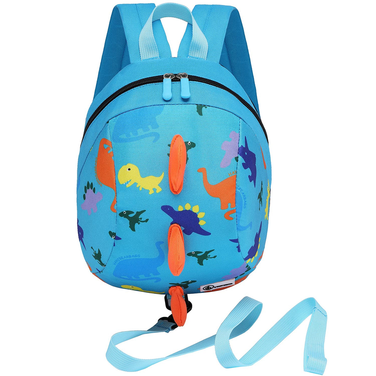 DB Toddler Mini Dinosaur Backpack with Child Leash, Anti Lost Wrist Link for Kids, Safety Harness Back Pack for Baby Boy Girl