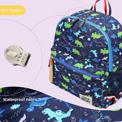 willikiva Cartoon Bus 12 Kindergarten Backpack - Image 6