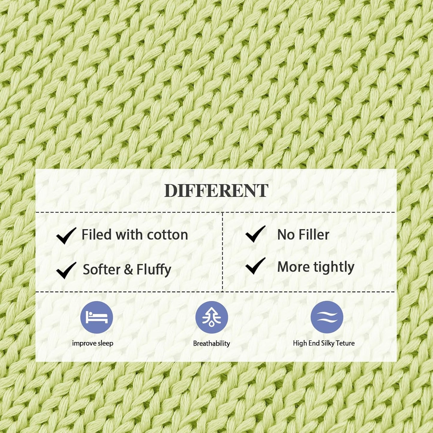 L'AGRATY Knitted Weighted Blanket - 50x60, 10lbs Cooling Chunky Knit Heavy Blanket for Adults, Braided Crochet Throw, Thick Cable Yarn, Machine Washable