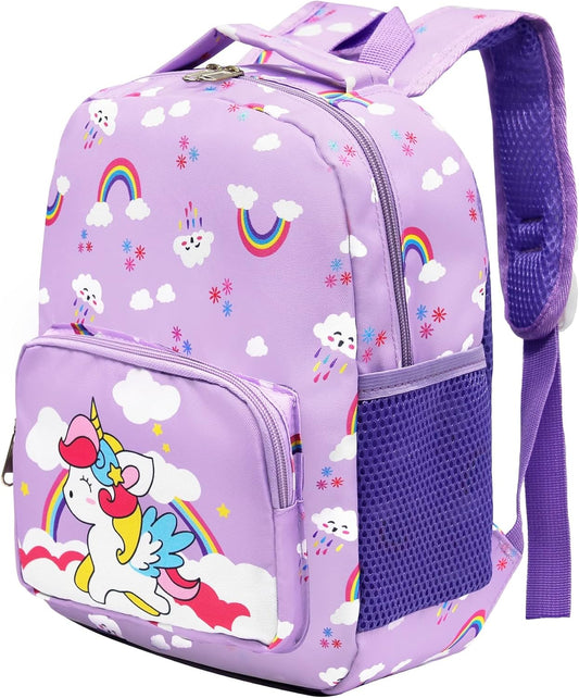 POWOFUN13 inch Kids Toddler Preschool Travel Backpack Cute Cartoon Backpack For Girls Boys Baby