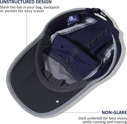 GADIEMKENSD Reflective Folding Outdoor Hat Unstructured Design UPF 50+ Sun - Image 4