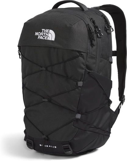 THE NORTH FACE Borealis Commuter Laptop Backpack | Water Repellent Finish, 16" Laptop Sleeve, Large Main Compartment for Everyday Carry, Asphalt Grey Light Heather/TNF Black-NPF, One Size