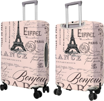 Travel Luggage Cover Suitcase Protector Fits 18-32 Inch Wheel Covers PatternedTravel Related Items Flower Luggage Protector Elastic M