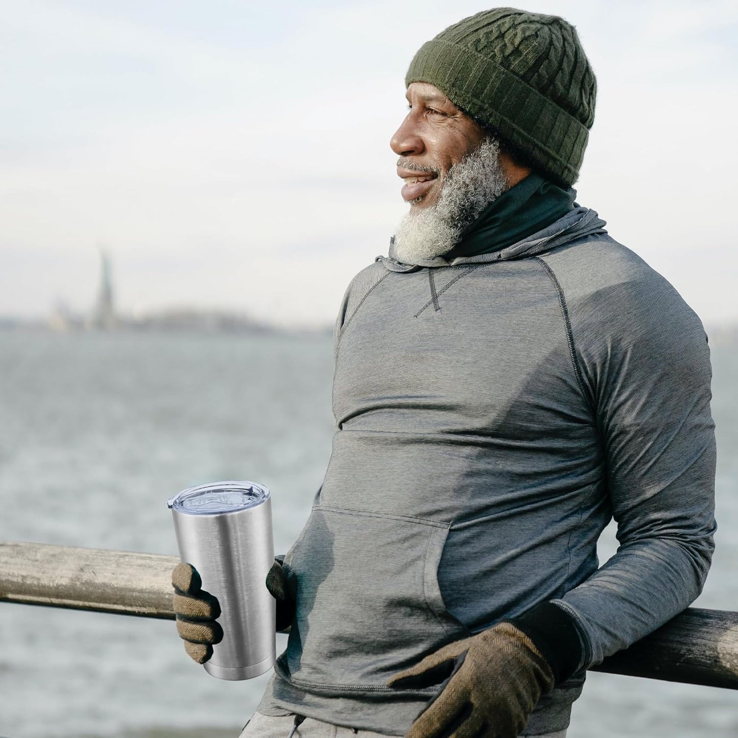 20oz Tumbler Bulk Stainless Steel Tumblers with Lid Vacuum Insulated Double Wall Travel Coffee Mug Powder Coated Tumbler Cup for Hot and Cold Drinks(Stainless Steel, 12 pack)