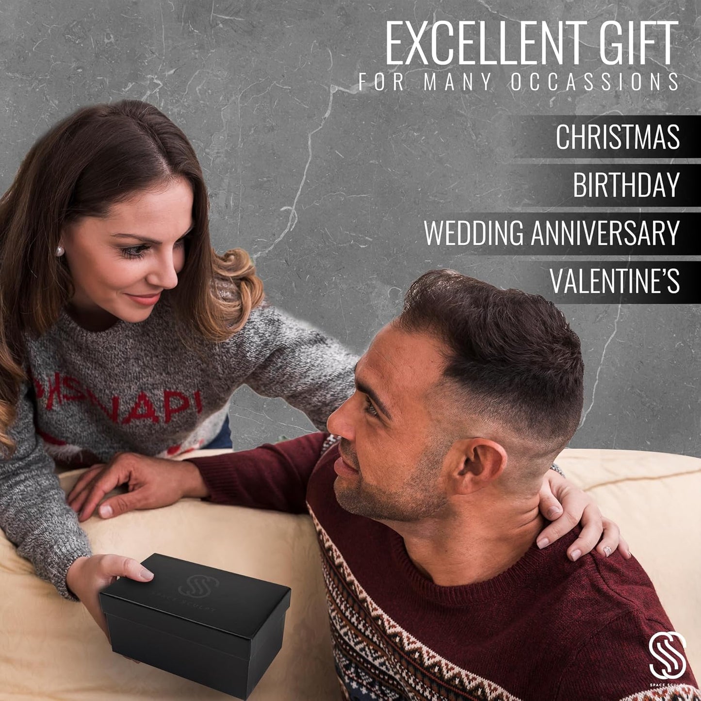 2 Watch Travel Case for Men – Sleek Faux Leather Organizer for Smart & Luxury Timepieces - Portable Travel Watch Storage Box - Ideal Gift for Men with Premium Gift box (Black & Grey)