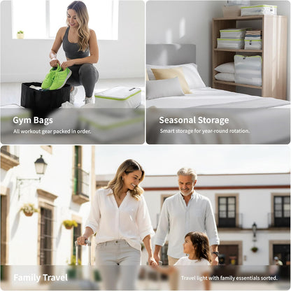 Cipway 5 Set Packing Cubes for Travel Suitcase Organizer for Accessories Luggage Carry On Suitcase Lightweight White