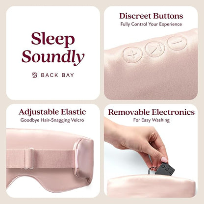 SilkSound 100% Mulberry Silk Bluetooth Sleep Mask, Skin-Friendly Sleeping - Image 6