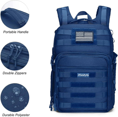 MOSISO Camera Backpack, DSLR/SLR/Mirrorless Tactical Camera Bag Case with Laptop Compartment Compatible with Canon/Nikon/Sony, Royal Blue