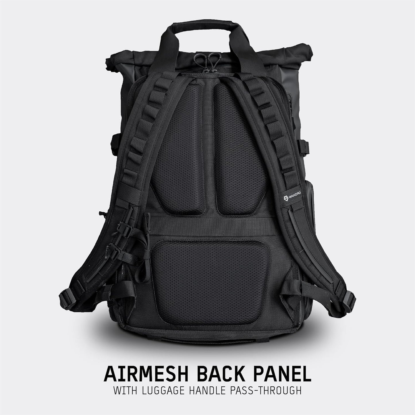 WANDRD PRVKE 21L, V3 Backpack: Weather-Resistant Travel & Camera Backpack with Laptop Sleeve, Quick Side Access, Clamshell Opening – Ideal Photography & Travel Bag (Black)