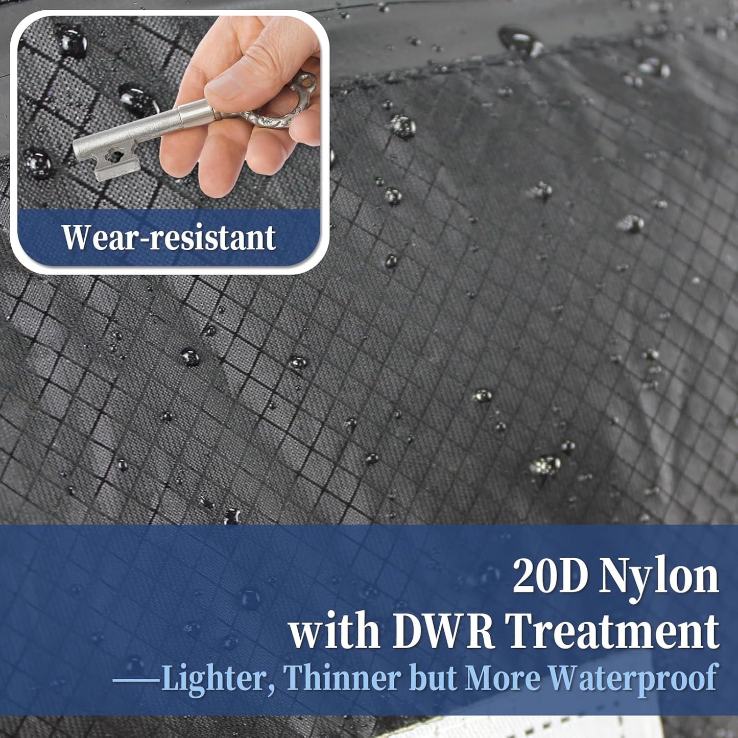 Hiking Daypack - Lightweight & Water-Resistant Portable Backpack for Travel, Camping, Outdoor Adventures(16L, black)