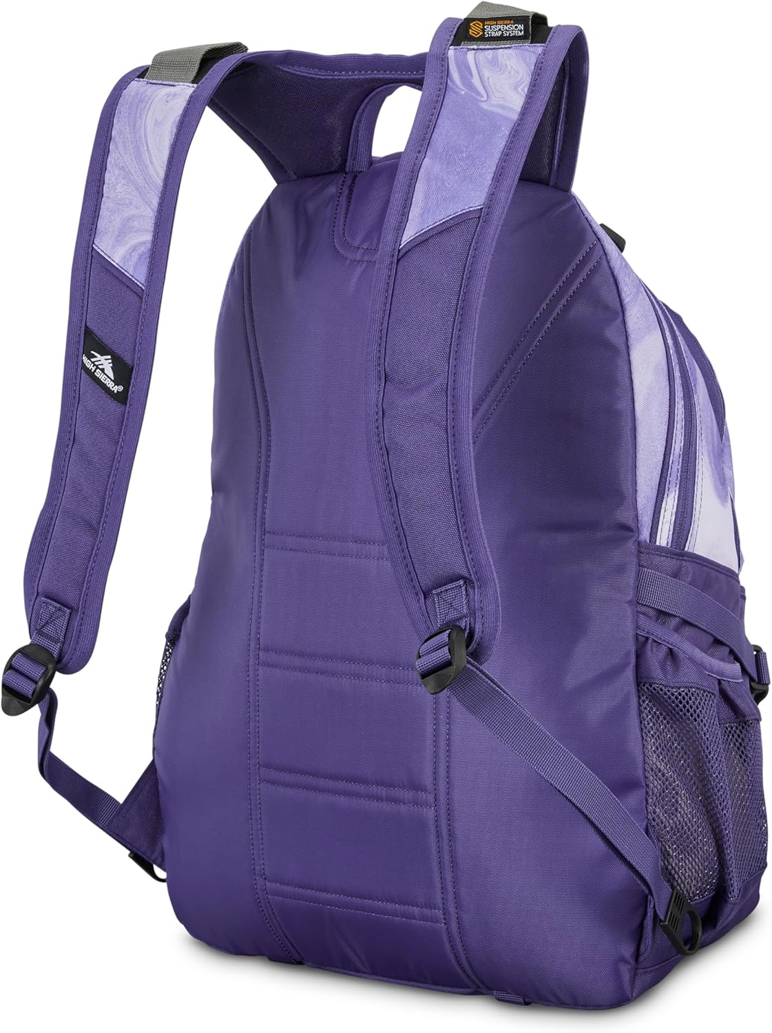 High Sierra Loop Daypack, Purple Marble Swirl, One Size