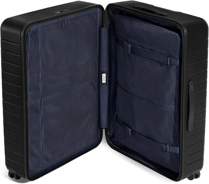 Away Large Checked Luggage, 29 Inch Hardside Suitcase with Spinner Wheels, Lightweight & Durable, TSA Lock, Jet Black