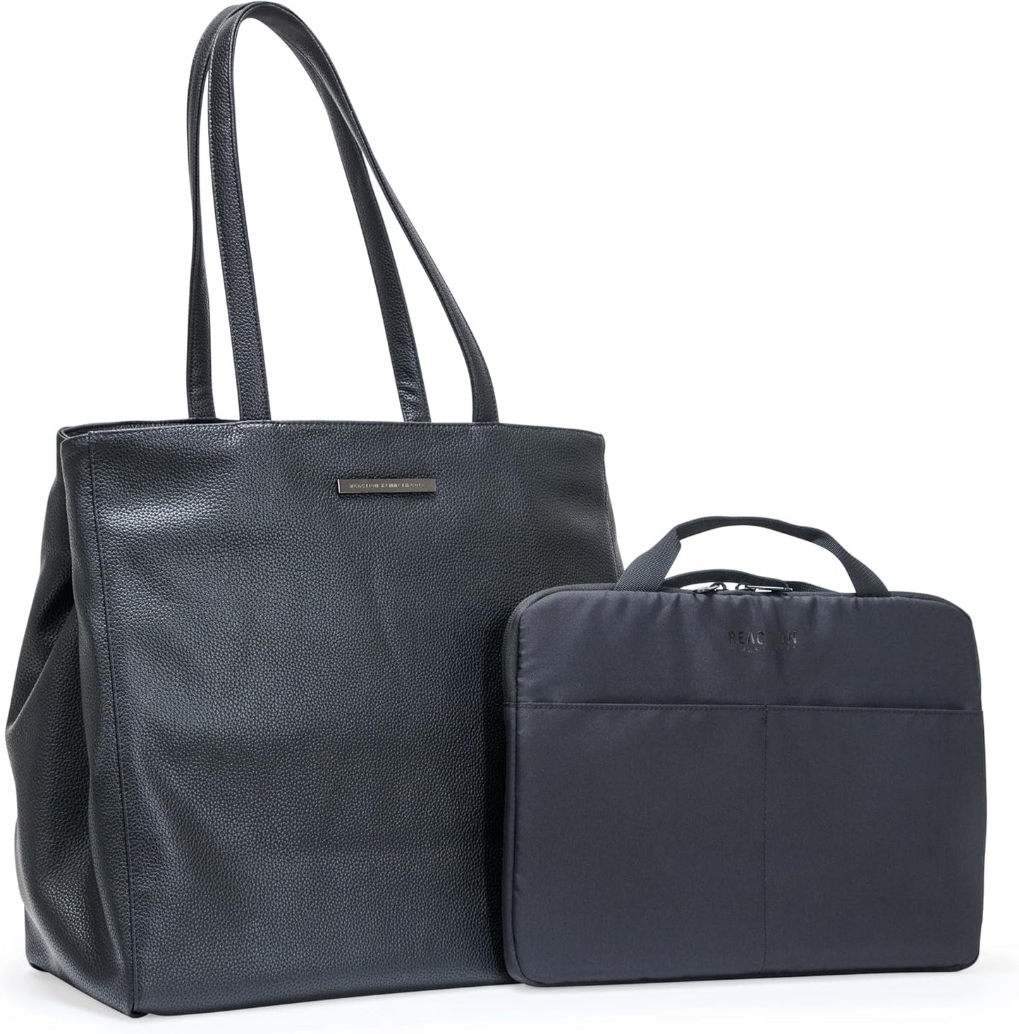 Kenneth Cole REACTION Marley Backpack, Black, 16" Laptop Tote