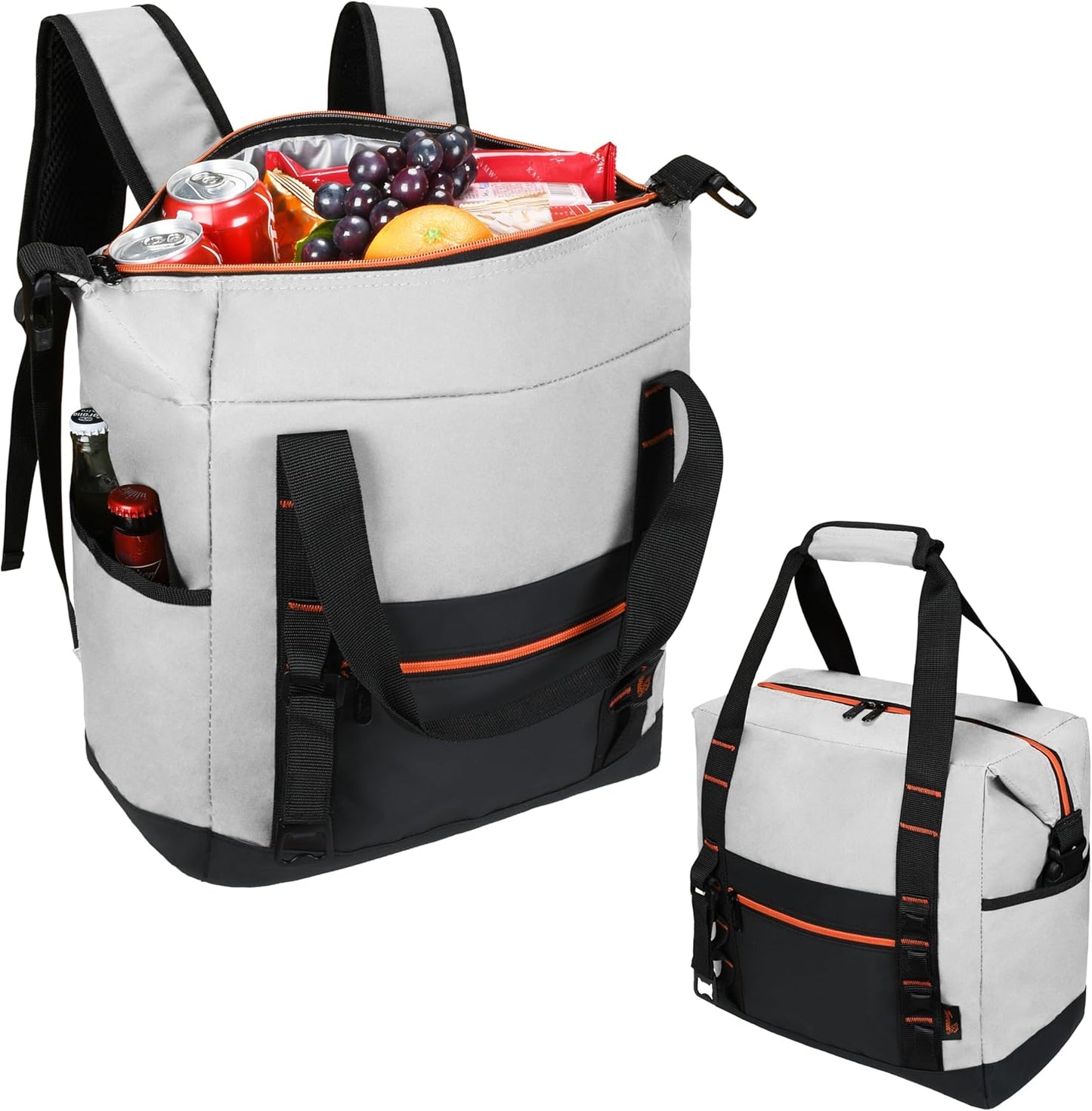 Tirrinia Cooler Backpack Waterproof Insulated for Men & Women,36 Cans Soft Leakproof Cooler Backpack, Portable Cooler for Camping, Beach, Fishing, Picnic, Travel, Outdoor