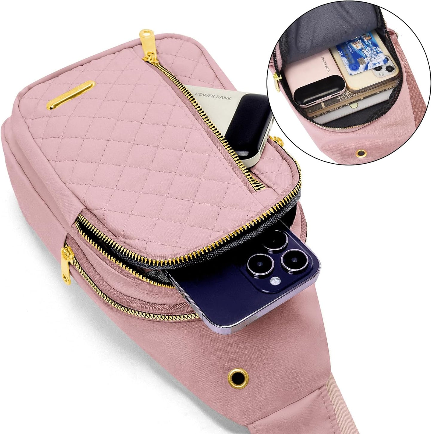 Small Sling Bag For Women Men Casual Crossbody Sling Backpack