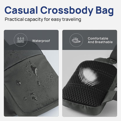 VADOO Crossbody Bags for Women, Mini Lightweight RFID Blocking Sling Men Bag for Phone and Travel (Basic Version- Grey)