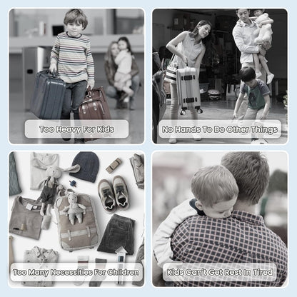 Kids Ride-on Luggage with Spinner Wheels Suitcase, Kid's Ride-On Suitcase Help Your Child Relax, Carry On Trolley Luggage with Password Lock (Green, 22 inches)