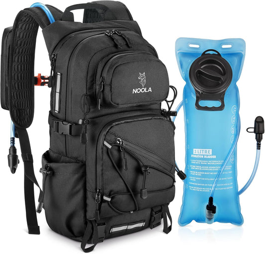 NOOLA Hydration Backpack with 3L Water Bladder, 22L Water Backpack for Hiking Cycling Running Biking, Lightweight Hiking Pack