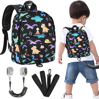 Accmor Toddler Backpack with Leash, Cute Dinosaur Kids Backpack + Anti Lost by Accmor