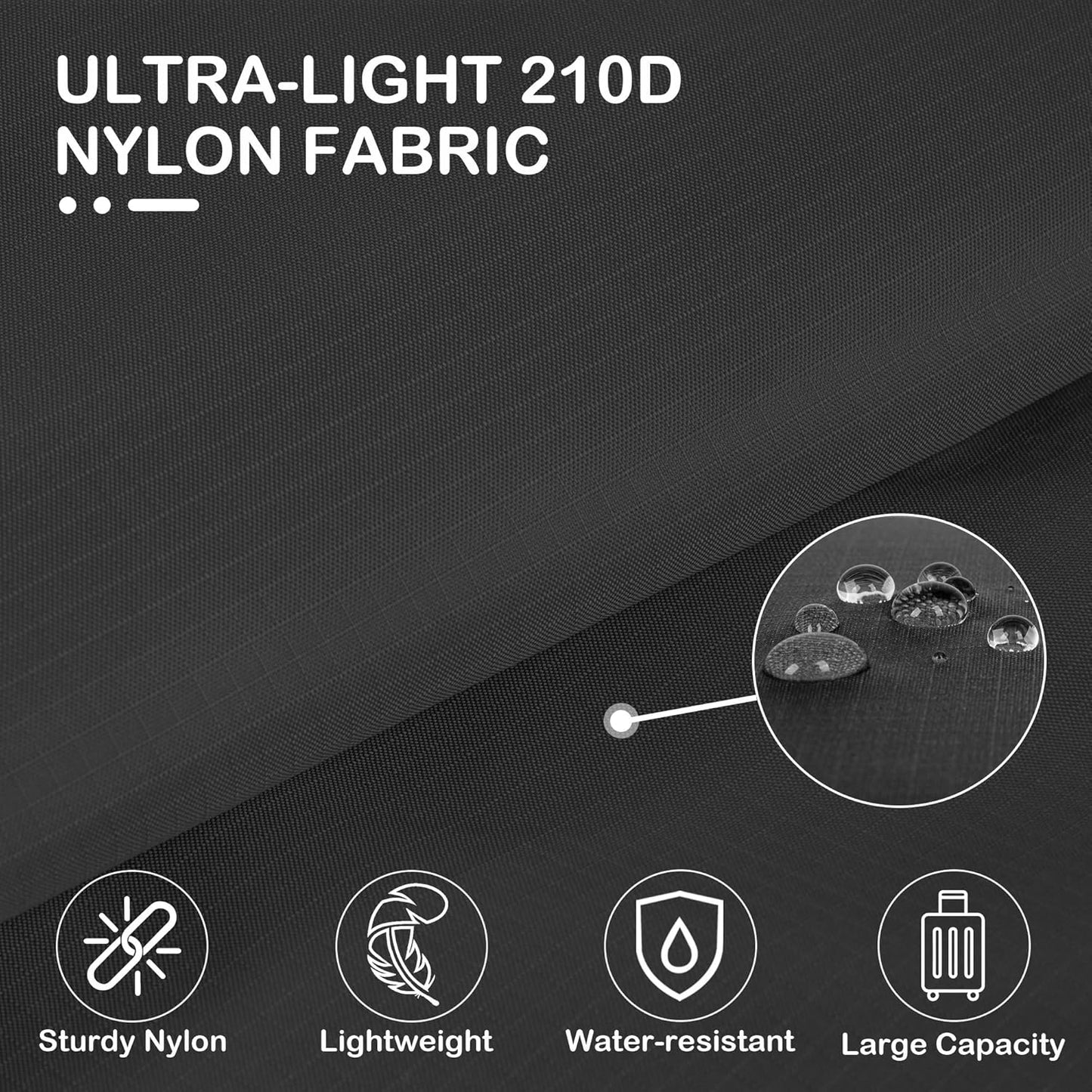 Cipway Compression Packing Cubes, Ultralight Luggage Organizer Bags with Laundry Bags and Clear Toiletries Bag, Travel Essentials for Carry on Suitcase (6 Piece,Black)