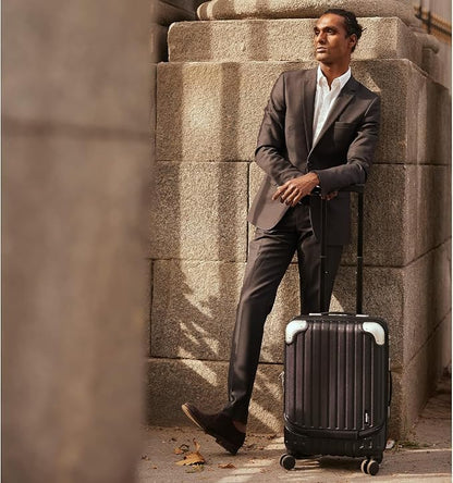 LEVEL8 Grace Carry on Luggage, 20 Inch Hard Shell Suitcases - Image 2