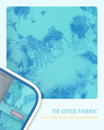 BAGSMART 6 Set Compression Packing Cubes - Lightweight Travel Essentials, Durable Luggage Organizer