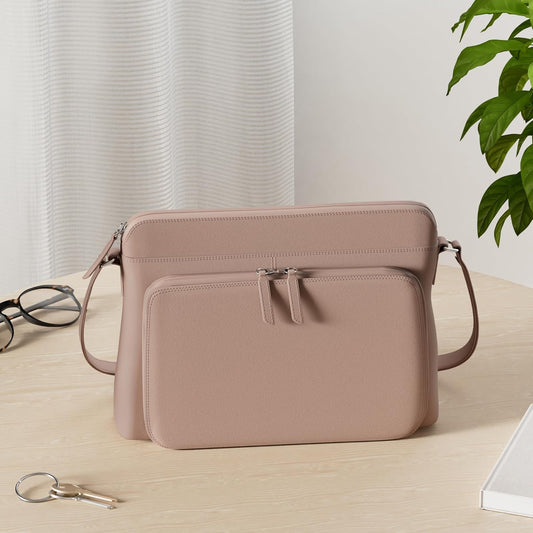 ili New York Genuine Leather Crossbody Bags for Women - Premium RFID Blocking Shoulder Bag Organizer with Adjustable Strap