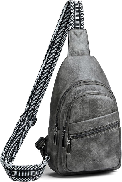 Sling Bag Crossbody Bags for Women Small Cross Body Bag Fanny Packs Chest Sling Purse for Daily Travel Leisure Sport