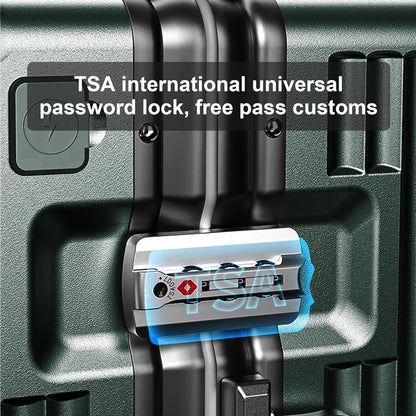 Zipperless Luggage, Polycarbonate Aluminum Hard Shell, Expandable Carry-On Suitcase with Spinner Wheels, Hard Shell Suitcase, 26 Inch Cabin