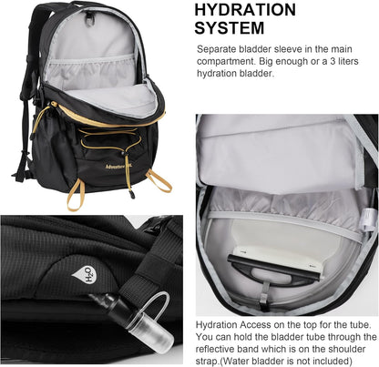 MOUNTAINTOP Hiking Backpack,30L Camping Backpack, Men Women Hiking Daypack Lightweight Travel Backpack for Camping Climbing Skiing Cycling