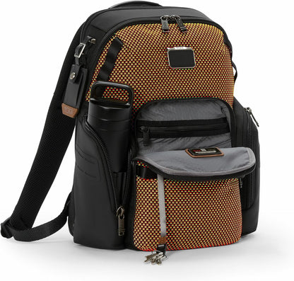 TUMI - Alpha Bravo Navigation Backpack - Everyday Travel Backpack - Fits Up to 15" Laptop - 16.0" X 14.0" X 7.3" - Red/Lime Chameleon