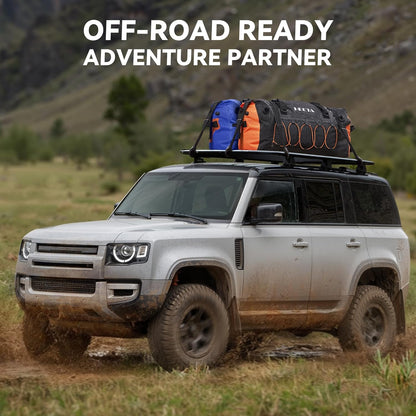 HEETA Waterproof Duffel Bag Motorcycle Dry Bag Backpack, 60L/80L Extra Large Rolltop Travel Duffle Bags with Straps & Handles for Kayaking Rafting Boating Canoeing Camping Gym Beach Cruise Ship