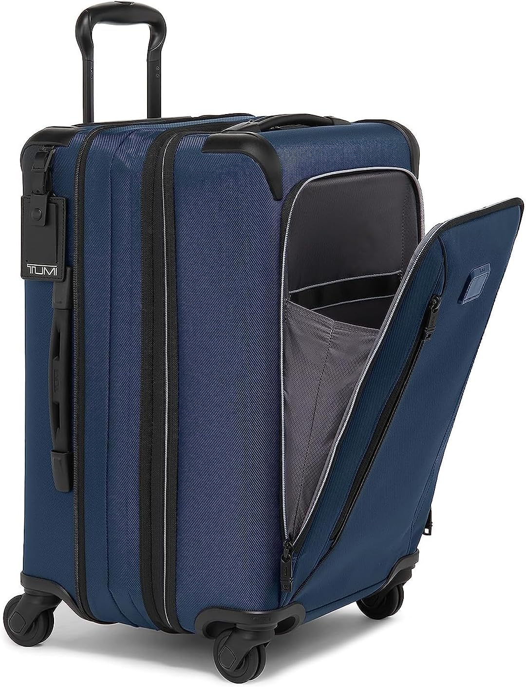 TUMI - Aerotour 4 Wheel Expandable Luggage - Men's and Women's Lightweight Business and Leisure Travel Suitcase - 21.75" International Expandable Carry-On, Navy