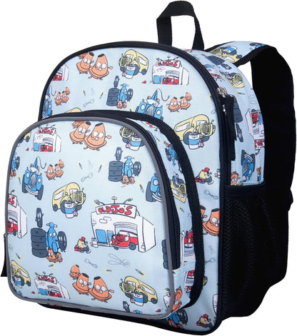 Wildkin JumpOff Jo 12-inch Kids Backpack – Lightweight, Durable Toddler Bag - Jo's Garage