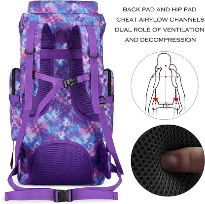 Hiking Backpack for Men 70L/100L Camping Backpack Military Rucksack Molle 3 Days Assault Pack for Climbing