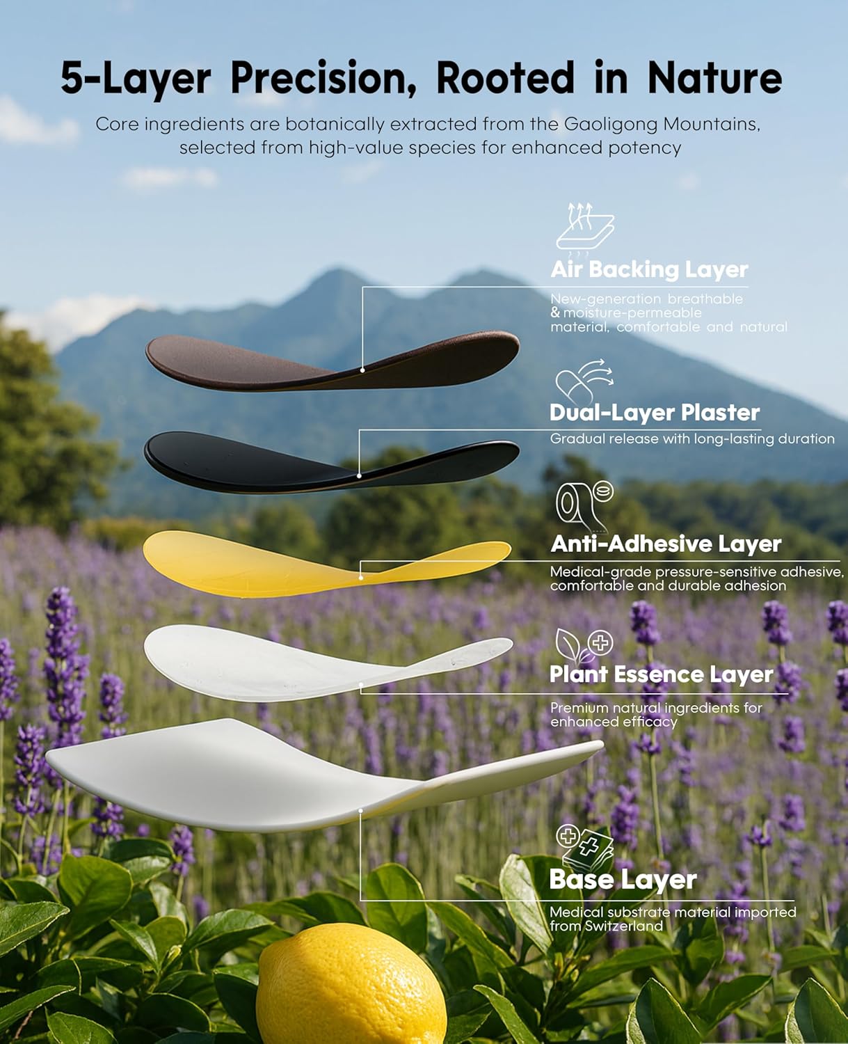 HMSDR2 32ct Motion Sickness Patches with Plant Essence – Lavender – Sea Sickness Patches for Cruise, Car, Airplane – Non-Drowsy, 72H Lasting