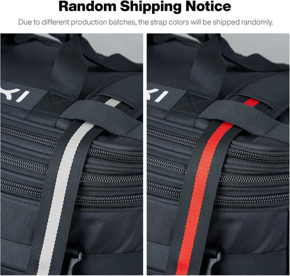 mixi Travel Bag with Wheels Expandable Foldable Luggage Bag Collapsible Rolling Travel Bag Duffel Bag Large Capacity Suitcase for Men Women, Dark Gray