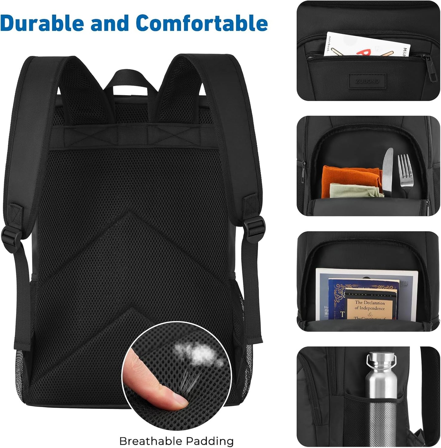 Cooler Backpack, Insulated Backpack Cooler Leakproof Waterproof Large Capacity Cooler Bag for Men Women Picnic Beach