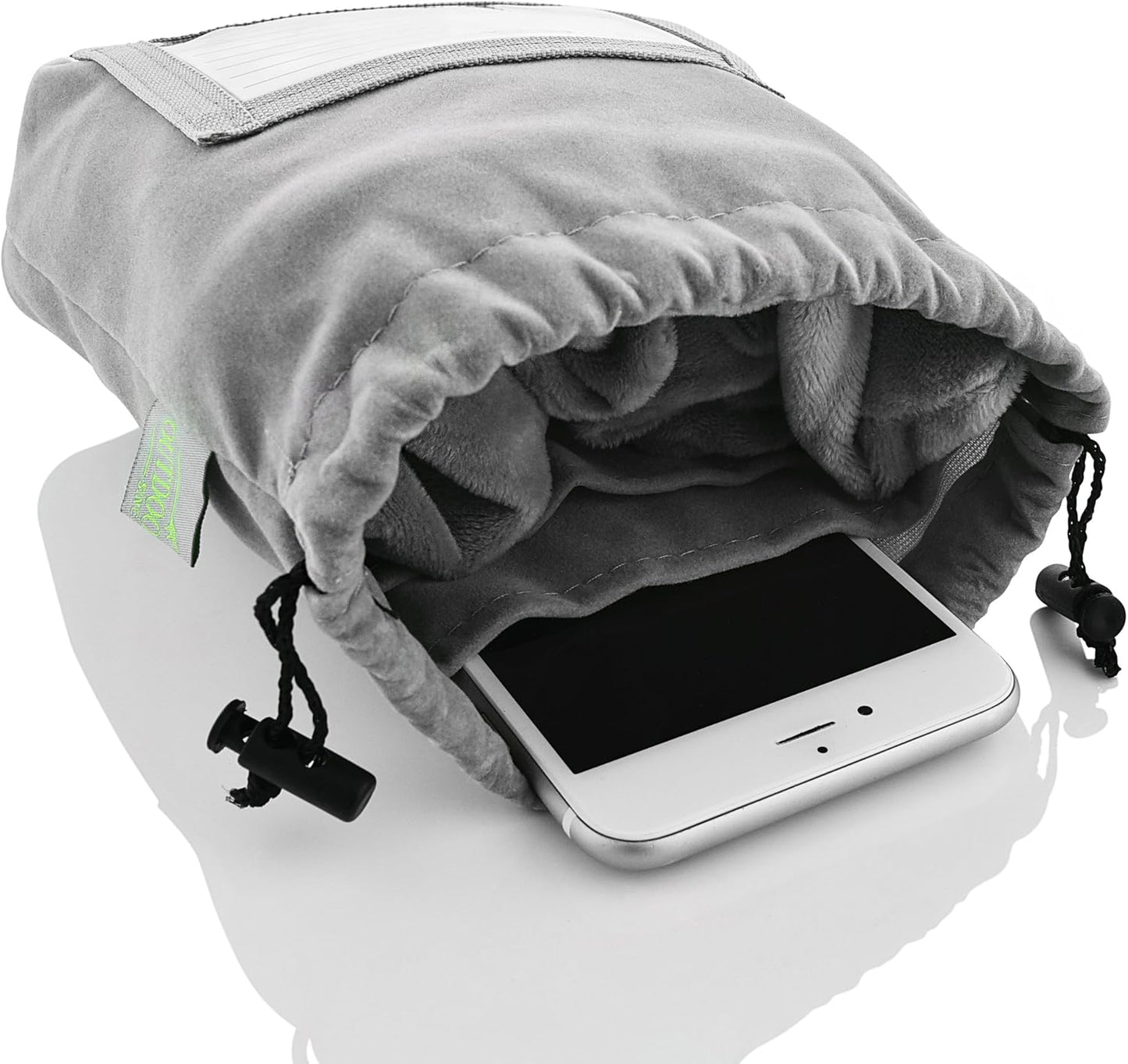 Inflatable Travel Neck Pillow: Extra-Soft, Cushion. for Airplanes, Trains, Cars, Portable Travel Accessory-with Carrying Pouch for Cell Phone and Passport Etc. (Grey 2 Pack)