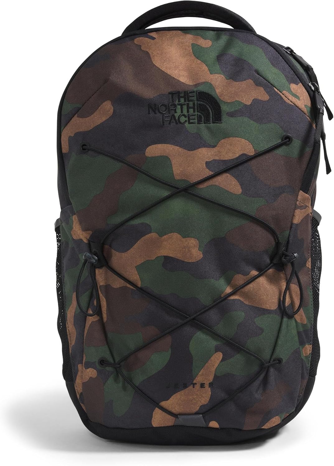 THE NORTH FACE Jester Everyday Laptop Backpack | Commuter Daypack with Water Repellent Finish, 16" Laptop Sleeve, Huge Main Compartment, TNF Black Camo/TNF Black, One Size