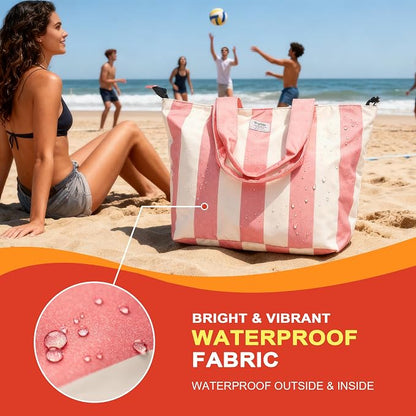 Beach Bags Waterproof Sandproof, XL Large Pool Tote Bag - Image 3
