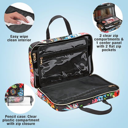 Conair Travel Toiletry Bag - Makeup Bag - Cosmetic Bag -Travel Makeup Bag